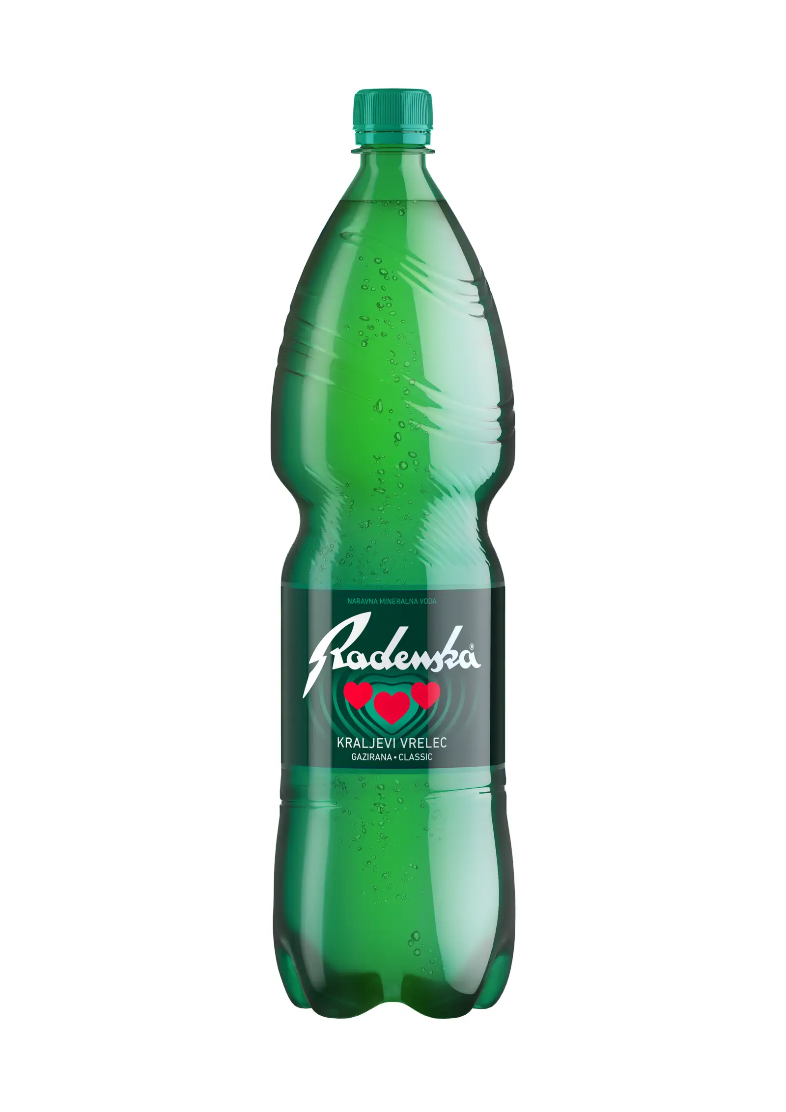Radenska, Ujë mineral, plastikë, 1,5 L